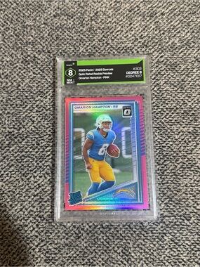 Chargers Omarion Hampton Rookie Graded
